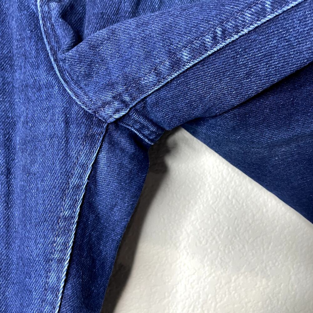 Lee Size 10 Jeans Vintage Super High Waist Dark Wash Made in USA Tapered Cotton - Picture 7 of 14
